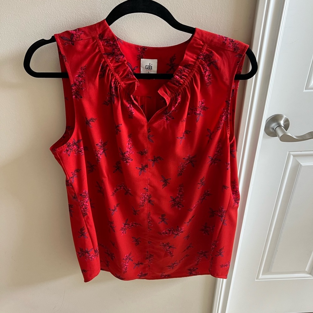 CABI FLORAL TANK TOP L